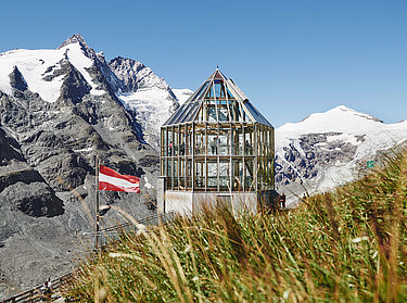 Grossglockner High Alpine Road - Wilhelm Swarovski observatory Grossglockner High Alpine Road - mountain panorama with view of Wilhelm Swarovski observatory